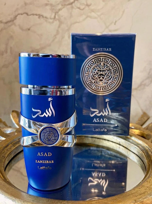 Eau de parfum Asad (Bleu)